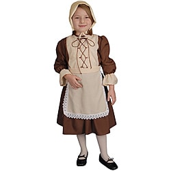 Shop Girl's Traditional Colonial Girl Costume - Free Shipping On Orders ...