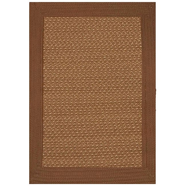 Donegal Indoor/ Outdoor Earth Braided Rug (5 X 8)