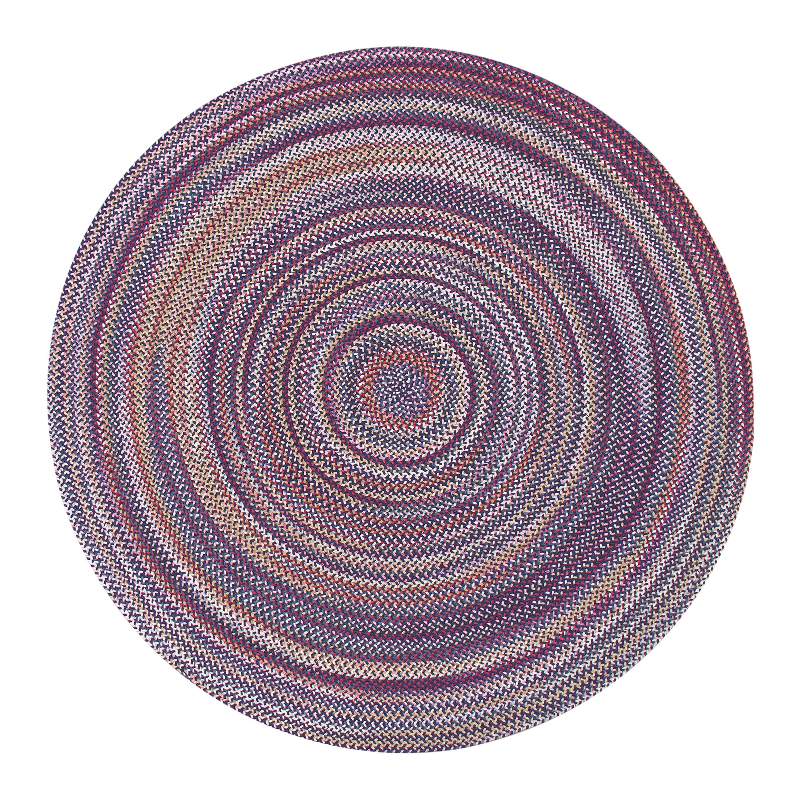 Watch Hill Multi color Indoor/ Outdoor Braided Rug (8 Round)