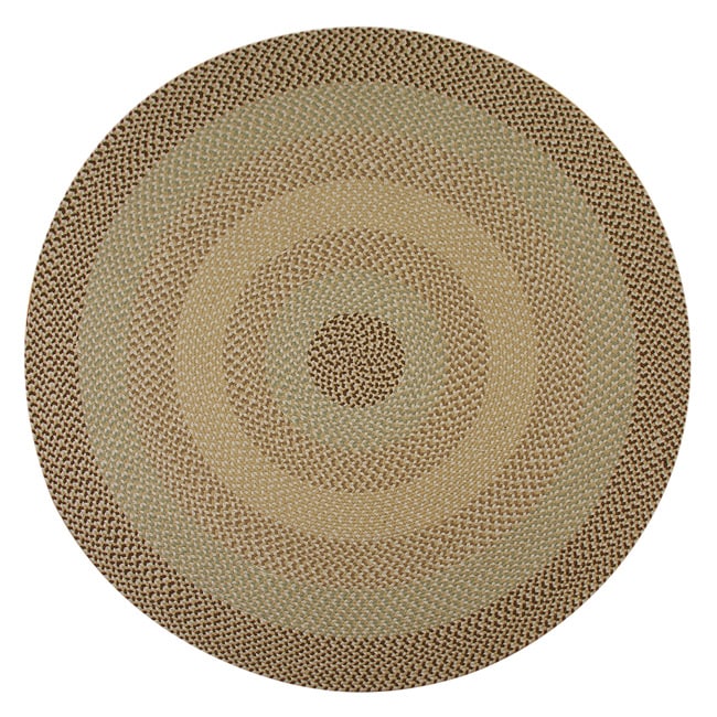 Pinehurst Natural Wool Braided Rug (6 Round)