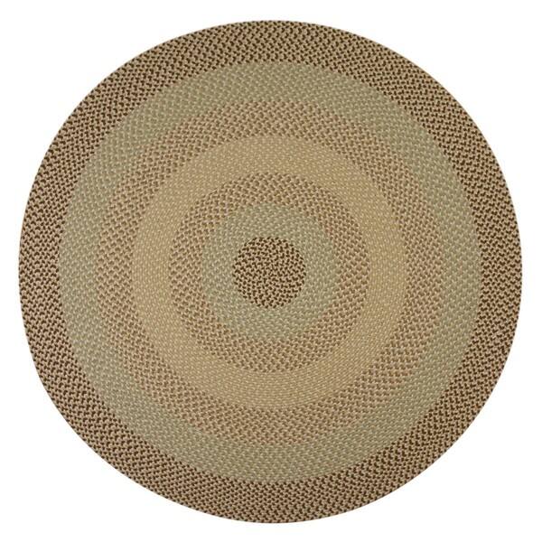 Pinehurst Natural Wool Braided Rug (6' Round) Bed Bath & Beyond 4245737
