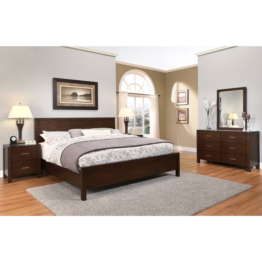 Abbyson Hamptons 5-piece Cal King-size Platform Bedroom Set