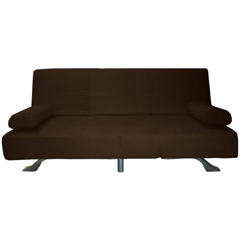 Phoenix Microfiber Suede Click Clack Futon Sofa Bed
