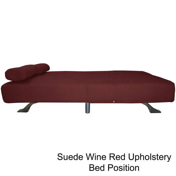 Shop Phoenix Microfiber Suede Click Clack Futon Sofa Bed Free