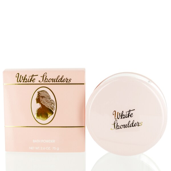 white shoulders dusting powder