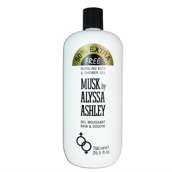 Alyssa Ashley Musk Women's 25.5-ounce Bubbling Bath & Shower Gel - Free ...