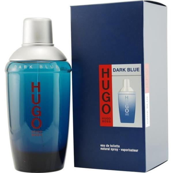 Shop Hugo Boss Dark Blue Men's 2.5-ounce Eau de Toilette Spray - Free ...