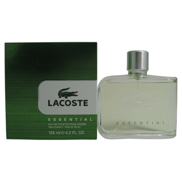lacoste essential cologne spray 4.2 ounce