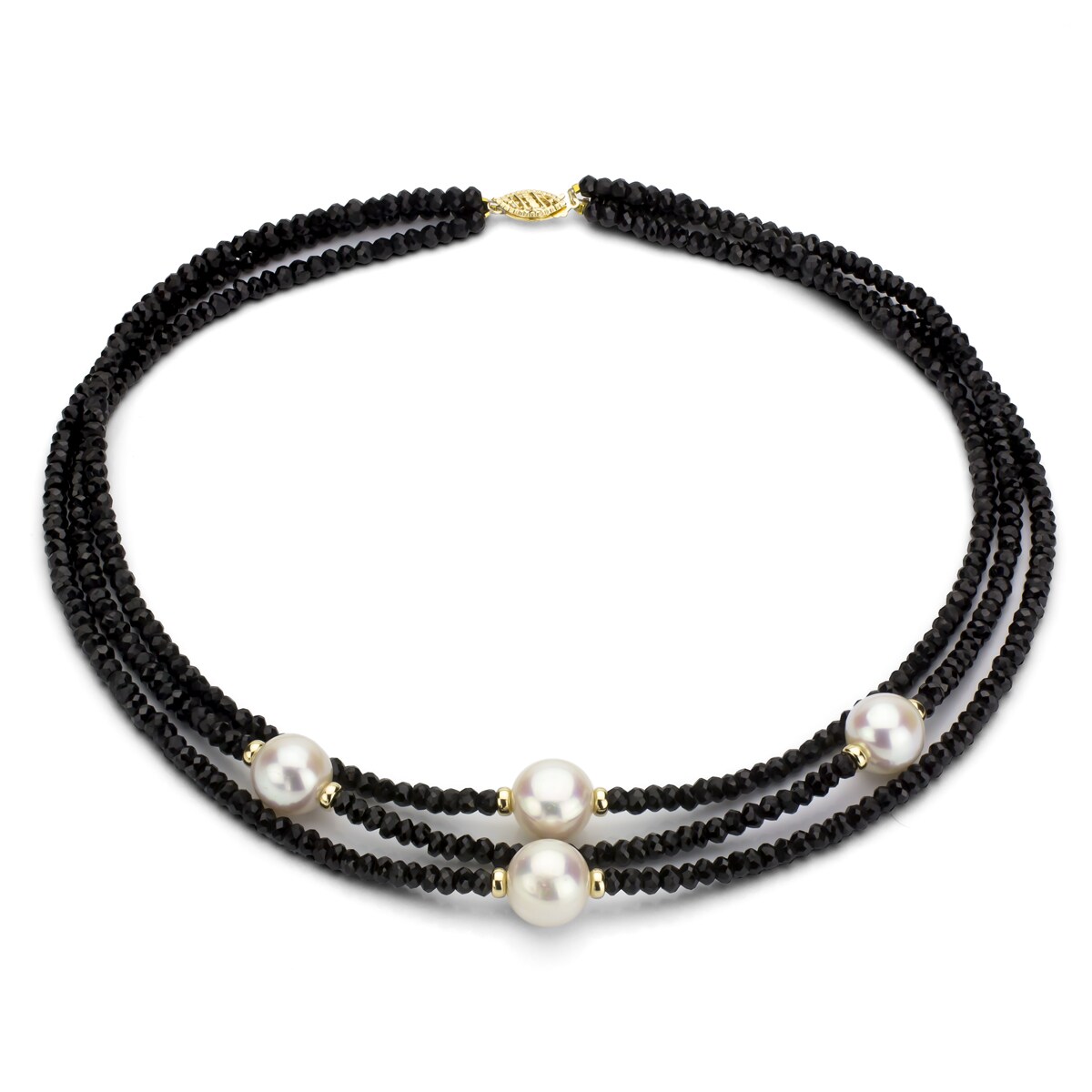 onyx and pearl necklace