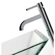 preview thumbnail 3 of 3, Kraus Glass Vessel Sink, Bathroom Faucet, Pop Up Drain, Mounting Ring