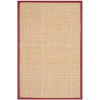 natural safavieh seagrass fiber rug border casual