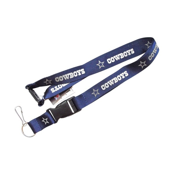 Shop Dallas Cowboys Clip Lanyard Keychain ID Holder - Free Shipping On ...