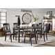 preview thumbnail 3 of 10, Mackenzie Country Antique Extending Scroll Back Dining Set by iNSPIRE Q Classic