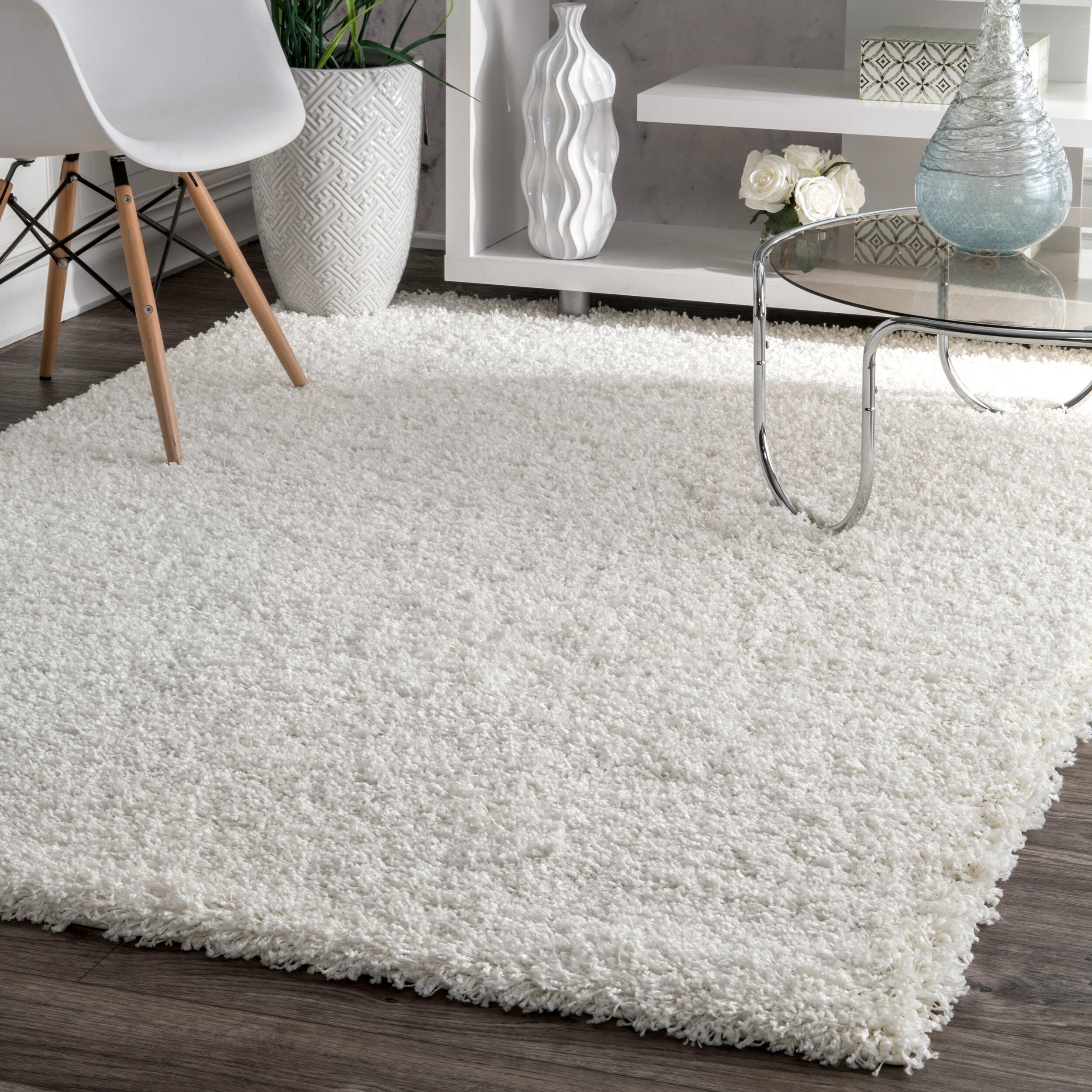 White Shag Rugs Find Great Home Decor Deals Shopping At Overstockcom