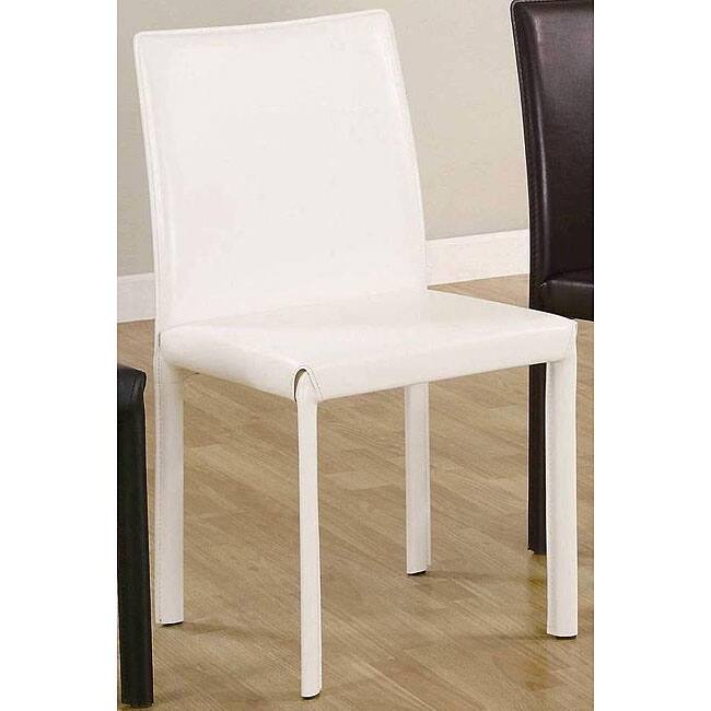 Euro Design White Dining Chairs (Set of 4)