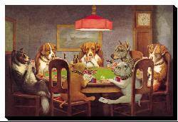 CM Coolidge 'Passing The Ace' Gallery-wrapped Canvas Art