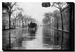 'Rainy Day New York' Canvas Art