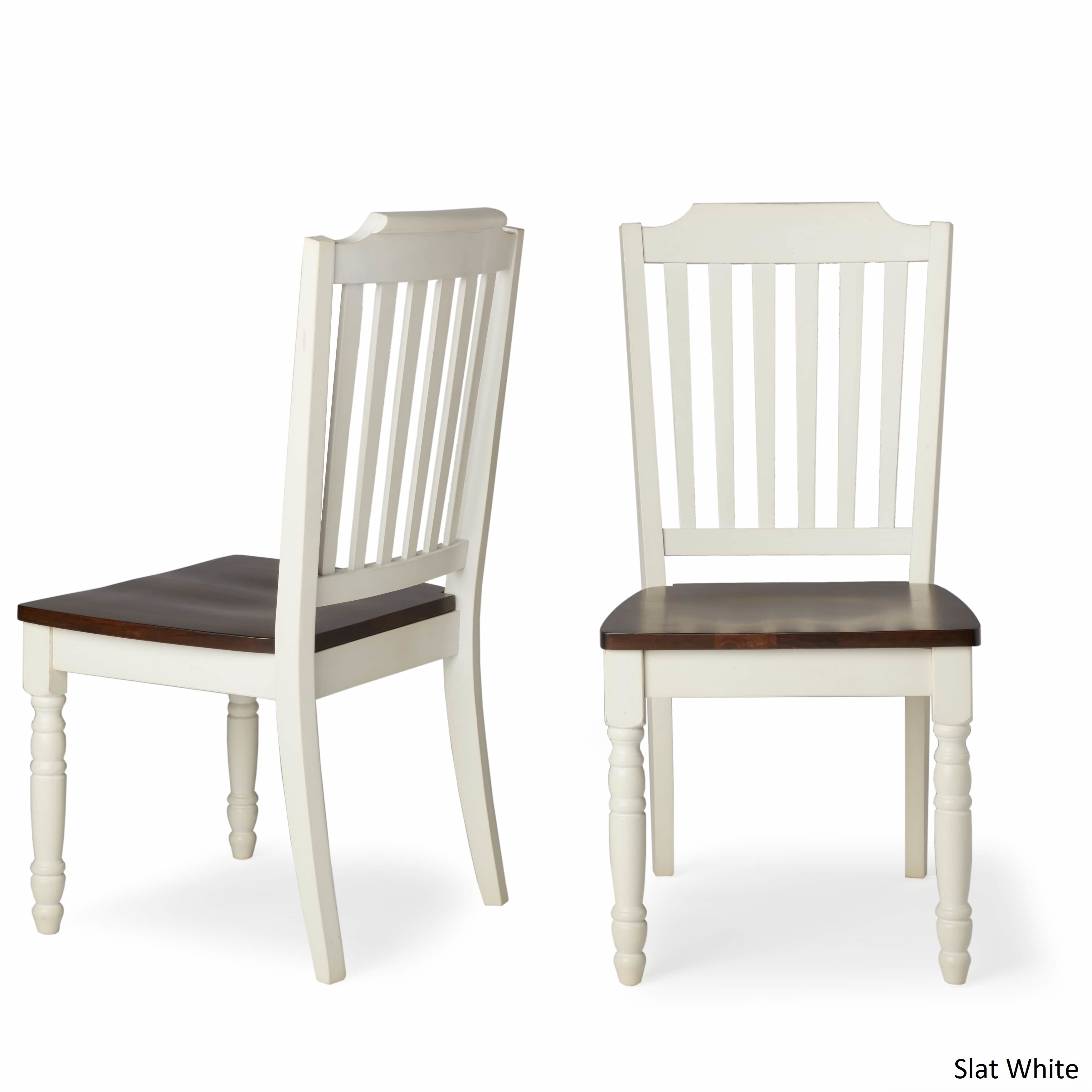 Mackenzie Country Style Two-tone Dining Chairs (Set of 2) by iNSPIRE Q
