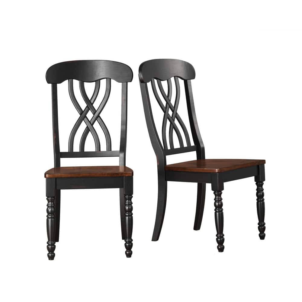 Mackenzie Country Style Two-tone Dining Chairs (Set of 2) by iNSPIRE Q Classic