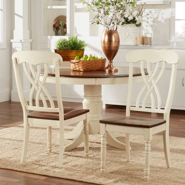 Shop Mackenzie Country Style Two-tone Dining Chairs (Set ...