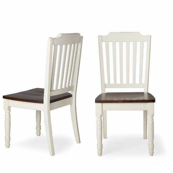 Shop Mackenzie Country Style Two Tone Dining Chairs Set Of 2 By