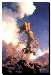 Maxfield Parrish "Ecstasy" Giclee Gallery-wrapped Canvas Art