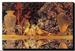 Maxfield Parrish 'Garden of Pleasure' Canvas Art
