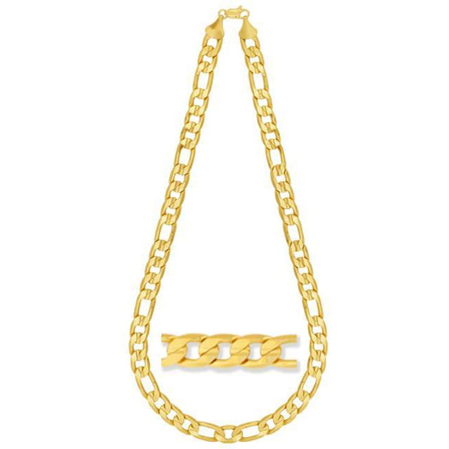 Simon Frank Figaro Gucci-style Gold Overlay 24-inch Necklace
