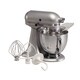 preview thumbnail 3 of 1, KitchenAid KSM150PSSM Silver Metallic 5-quart Artisan Tilt-Head Stand Mixer