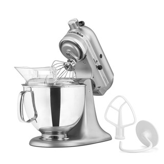 KitchenAid KSM150PSSM Silver Metallic 5-quart Artisan Tilt-Head Stand Mixer