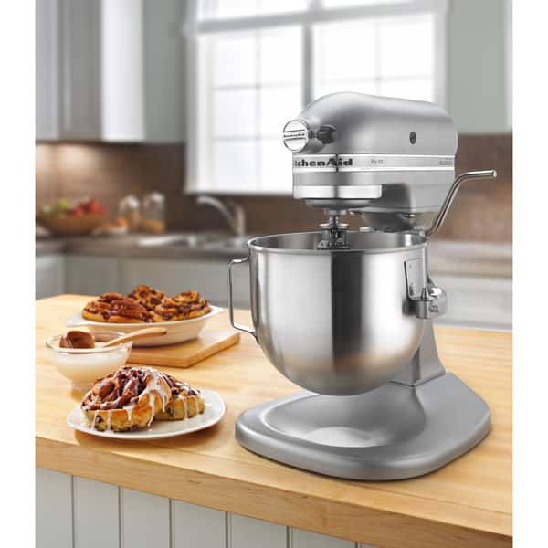 Shop Kitchenaid Ksm500pssm Silver Metallic 5 Quart Pro 500 Bowl