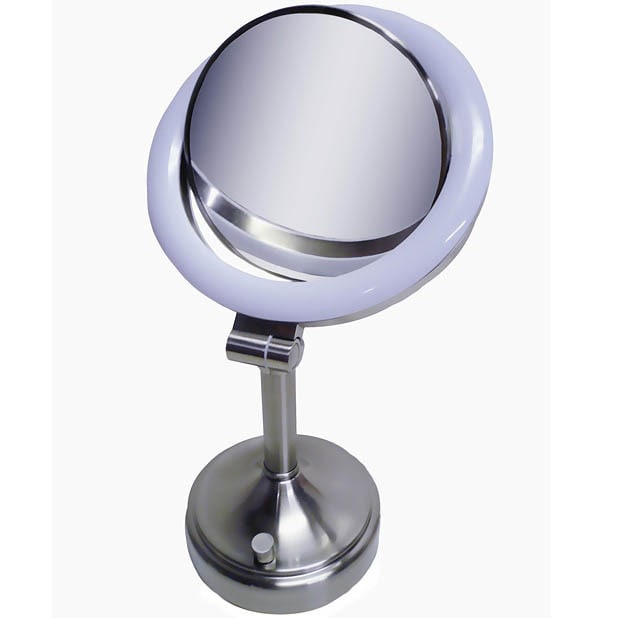 Shop Zadro Slv410 10x 1x Dimmable Sunlight Makeup Vanity Mirror Overstock 4270480