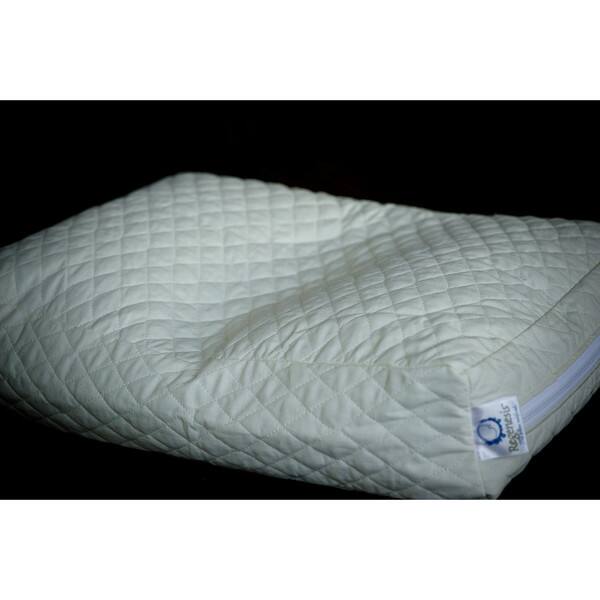 Shop Premium Buckwheat Hull Standard Pillow With Quilted Cotton