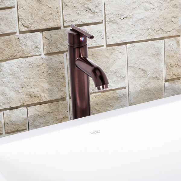 VIGO Oil Rubbed Bronze Finish Bathroom Vessel Faucet