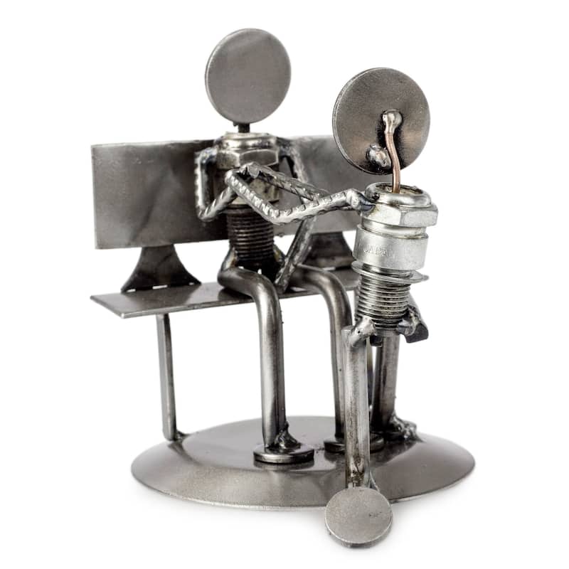NOVICA Auto Parts 'Will You Marry Me?' Sculpture