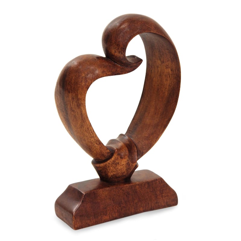 NOVICA Handmade Heart Bond Modern Art Work (Indonesia)