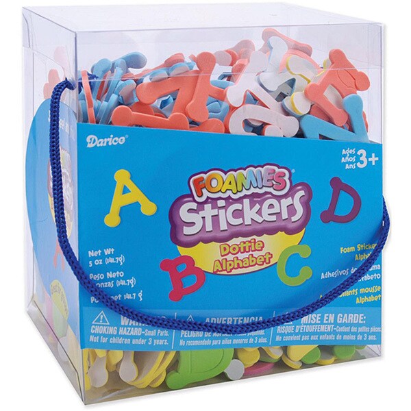 Dotty Alphabet' 5-oz Package of Foam Stickers