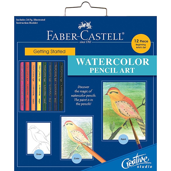 Learn Watercolor Pencil Techniques Kit