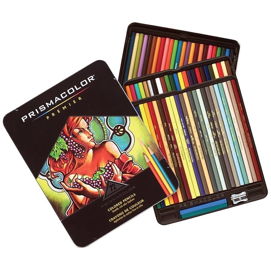 Shop Prismacolor Premier 72 Piece Colored Pencil Set Overstock