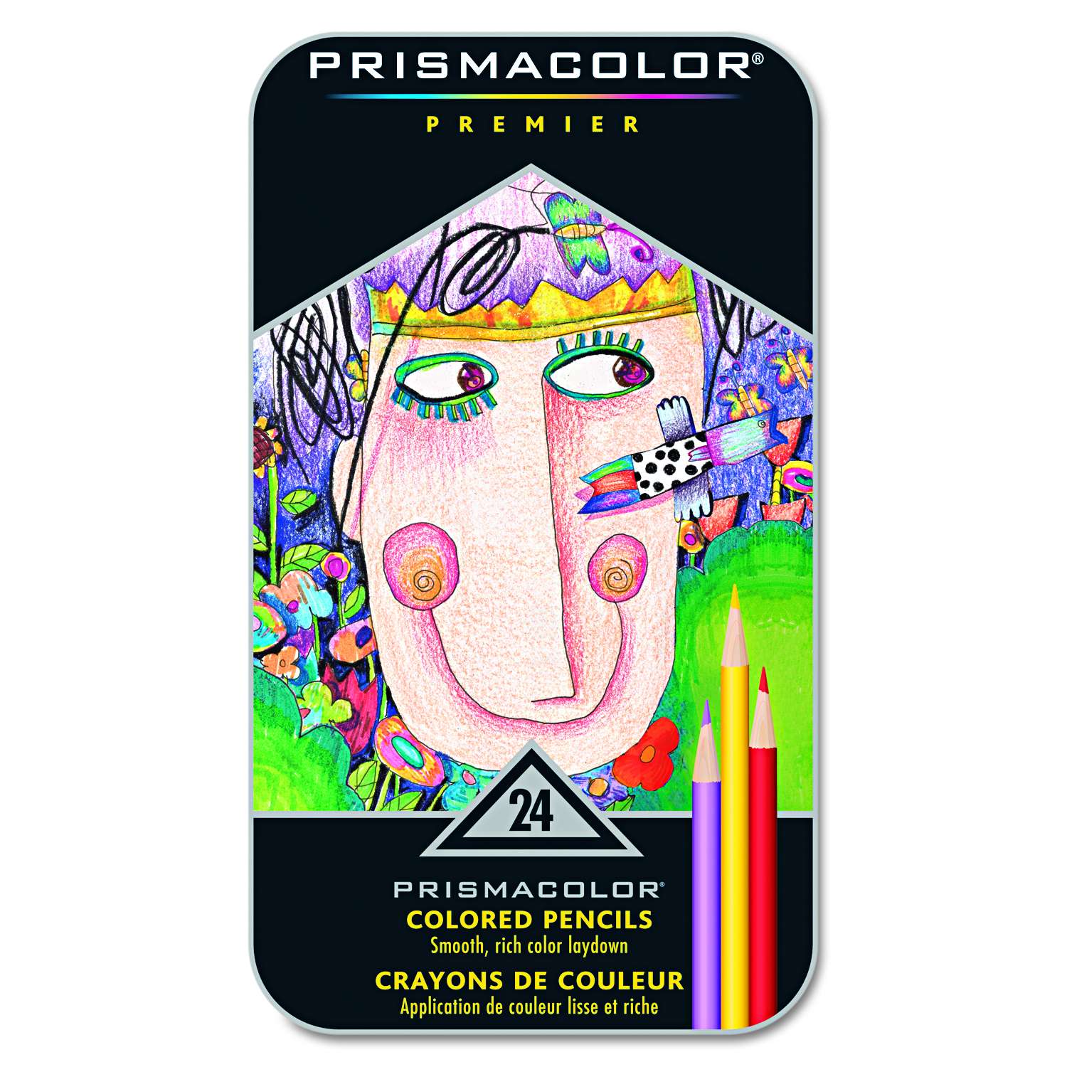 Prismacolor Premier Colored Pencils Soft Core 24 C...