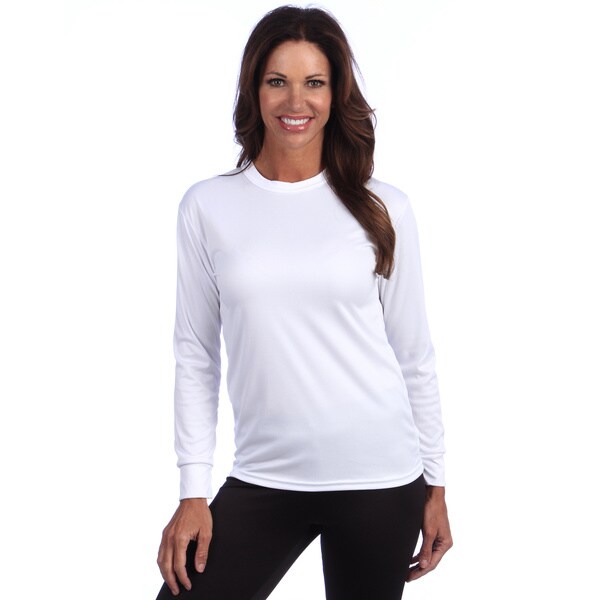 Shop Kenyon Women's Poly-Lite Thermal Underwear Crew Top, Base Layer ...