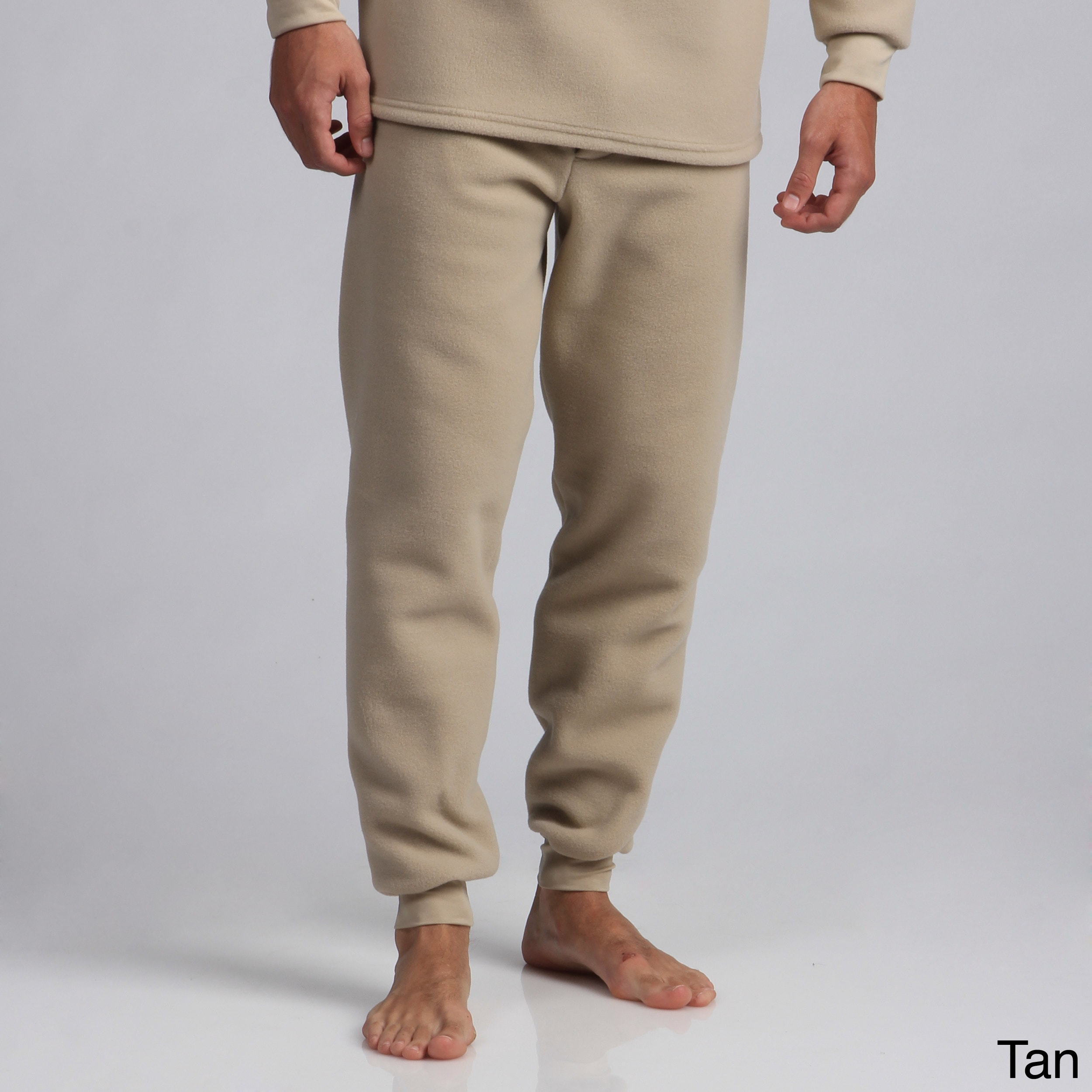 khaki fleece pants