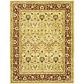 Safavieh Handmade Mahal Ivory/ Rust New Zealand Wool Rug - 6' x 9'