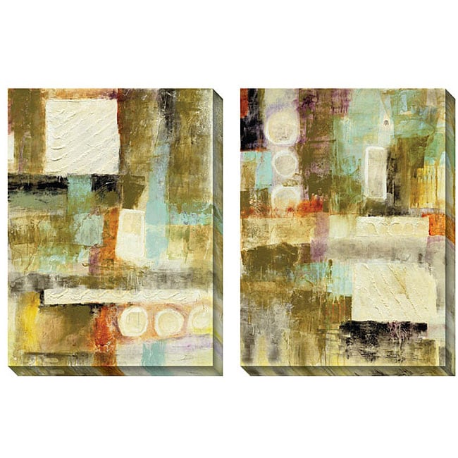 Shop Gallery Direct Jane Bellows 'copius' Oversized Canvas Art Set 