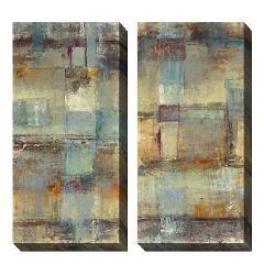 Gallery Direct Jane Bellows 'Resurgence' Oversized Canvas Art Set - Bed ...