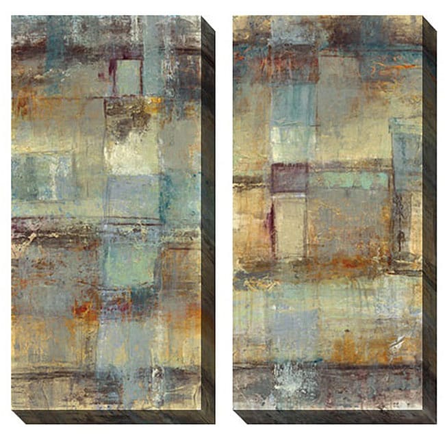 Shop Gallery Direct Jane Bellows 'resurgence' Oversized Canvas Art Set 