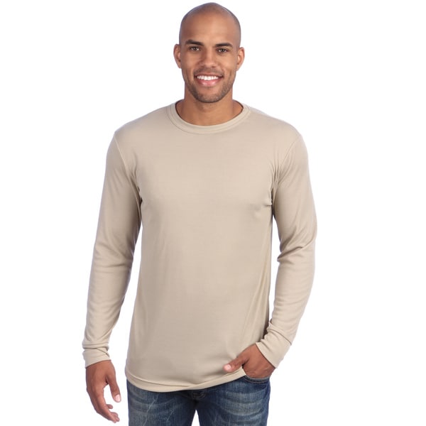 mens silk crew neck shirts