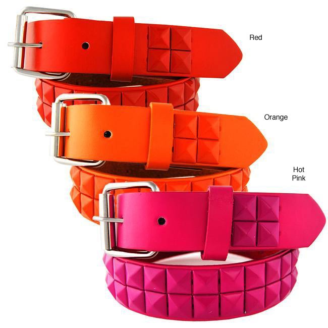 Kid's Studded Faux Leather Belt