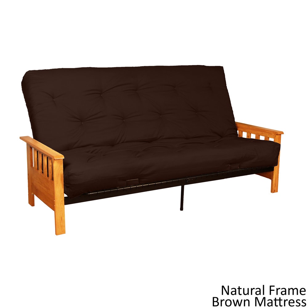 Provo Full Mission style Frame/ Mattress Futon Set