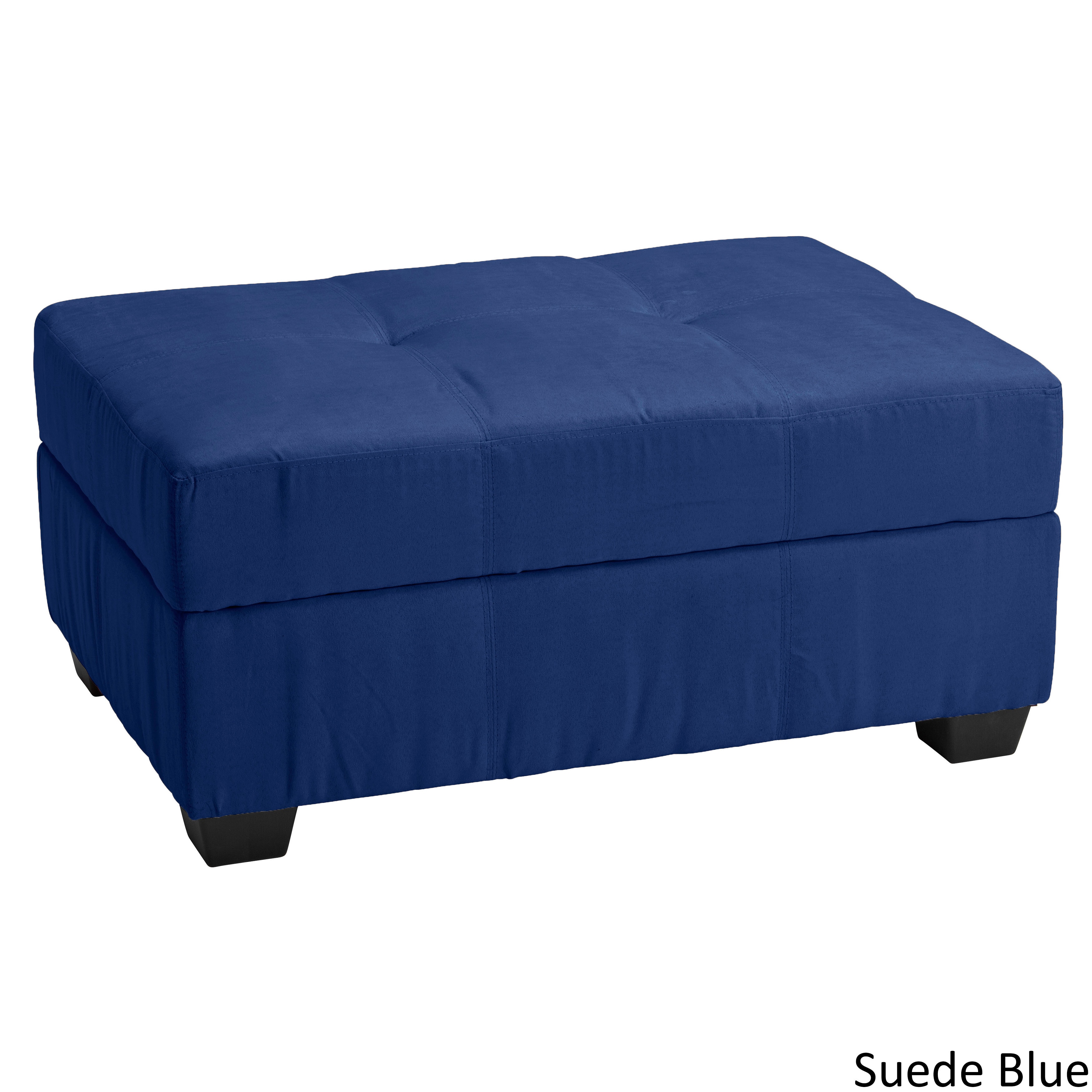 Vanderbilt Microfiber Suede Storage Ottoman